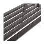 Banco de hierro para exterior antracita, 123 x 53 x 86 cm