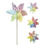 Mica Decorations Molinillo de Viento Ø22x55cm Colores Surtidos Polipropileno