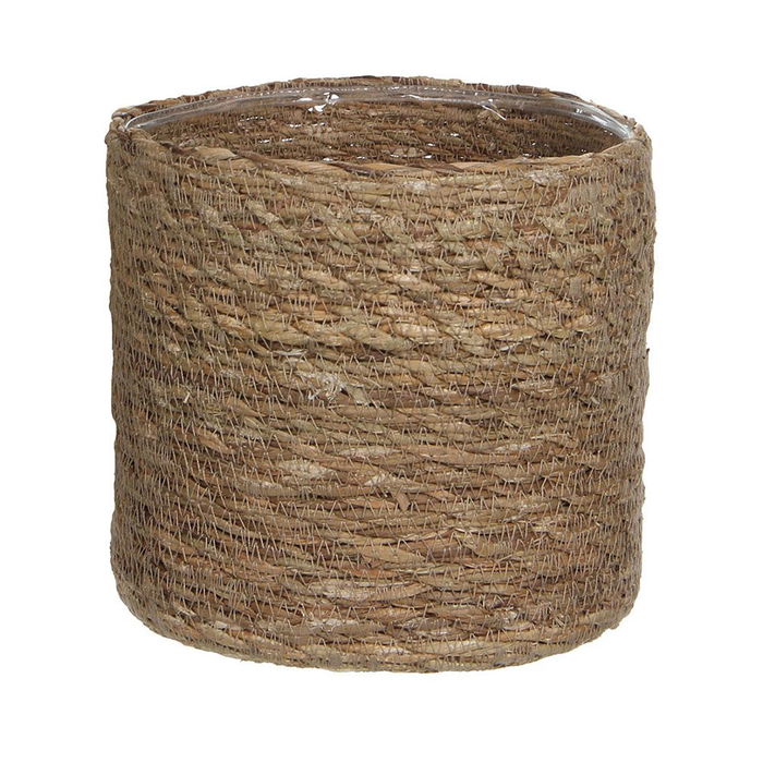 Mica Decorations Cesta Atlantic Mimbre Marrón Ø16 x 16 cm Mica Decorations Cesta Atlantic Mimbre Marrón Ø16 x 16 cm