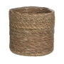 Mica Decorations Cesta Atlantic Mimbre Marrón Ø16 x 16 cm