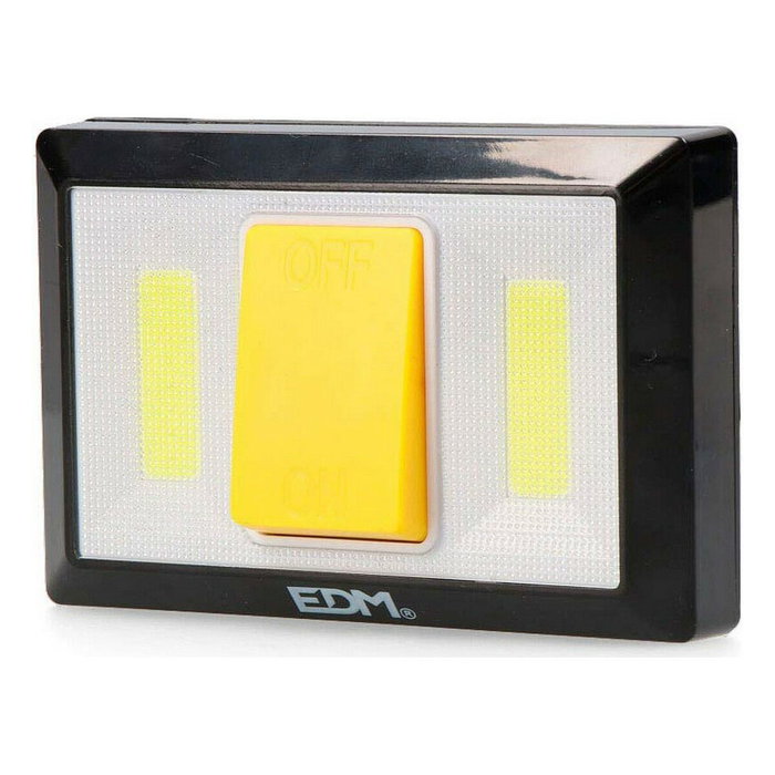 Edm Linterna LED Handy Light 200 lm con base imantada y adhesiva