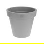 Maceta de inyección color gris ø30cm