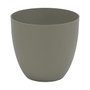 Plastiken Maceta de inyección modelo cuenco color taupe ø32 cm
