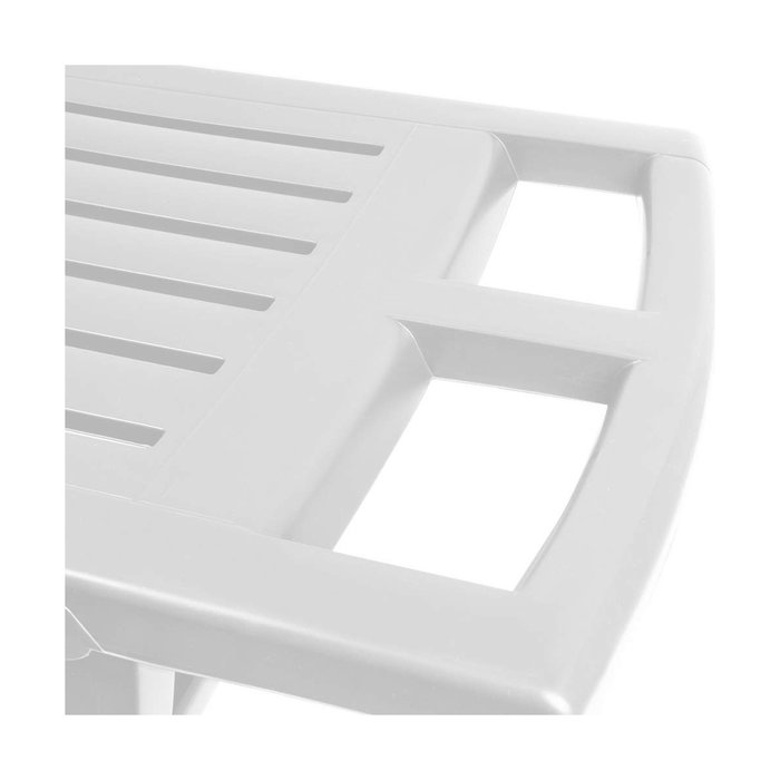 Ipae Progarden Tumbona plegable con ruedas Zircone color blanco