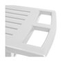 Ipae Progarden Tumbona plegable con ruedas Zircone color blanco