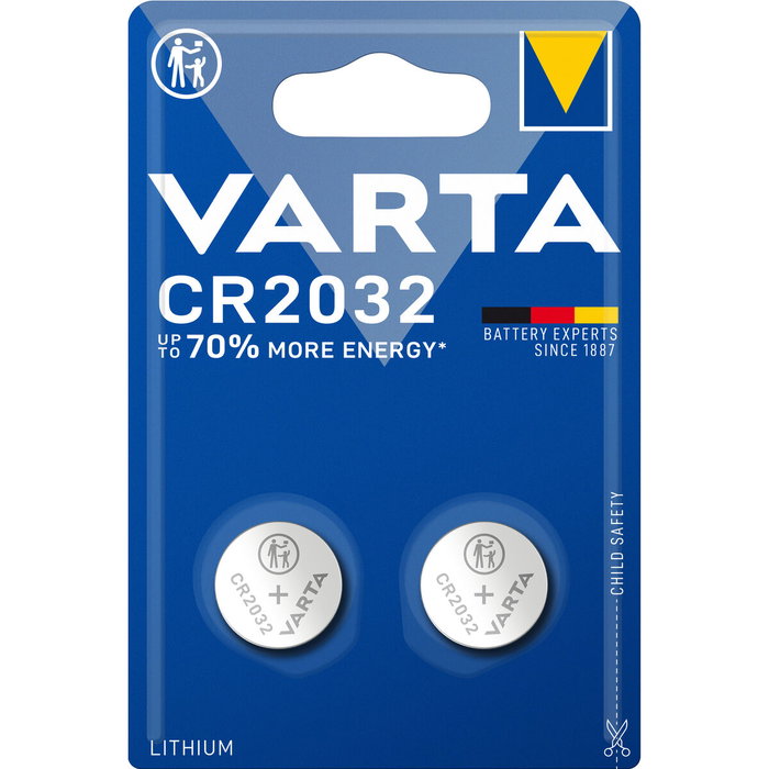 Varta CR2032 Micro Pila de Botón de Litio 3V (2 unidades)