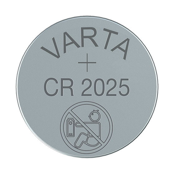 Varta CR 2025 Pila de Botón de Litio, Pack de 5 unidades Varta CR 2025 Pila de Botón de Litio, Pack de 5 unidades