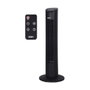 Edm Ventilador de torre de 60 W con mando a distancia, color negro