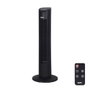 Edm Ventilador de torre de 60 W con mando a distancia, color negro