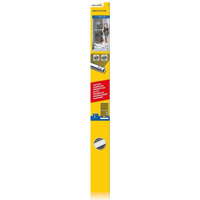 Schellenberg Puerta mosquitera abatible, blanca, 100 x 210 cm Schellenberg Puerta mosquitera abatible, blanca, 100 x 210 cm