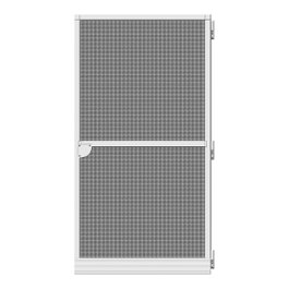 Schellenberg Puerta mosquitera abatible, blanca, 100 x 210 cm