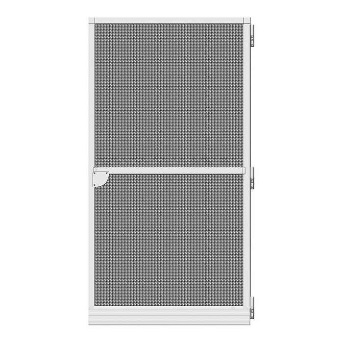 Schellenberg Puerta mosquitera abatible, blanca, 100 x 210 cm Schellenberg Puerta mosquitera abatible, blanca, 100 x 210 cm