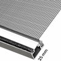 Schellenberg Puerta mosquitera abatible, blanca, 100 x 210 cm