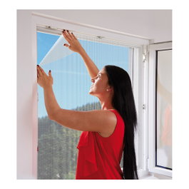 Schellenberg Mosquitera con cierre de gancho y bucle, blanca, 130 x 150 cm