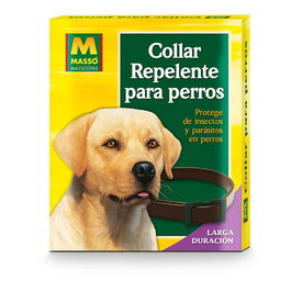 Massó Collar Antiparasitos para Perros Control Pulgas Garrapatas Mosquitos Leishmaniosis Extracto Margosa Lavanda