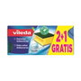 Vileda Salvauñas Antibacterias con Bayeta Verde Paquete 3