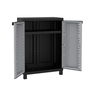 Terry Armario twistblack680 con 1 balda regulable, 2 puertas, 68 x 39 x 91,5 cm de resina
