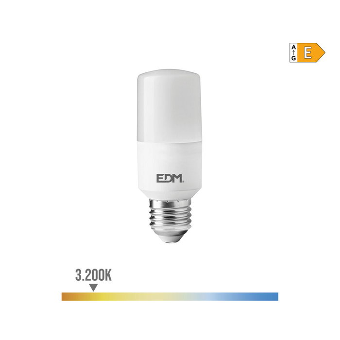 Edm Bombilla tubular LED E27 10 W 1100 lm 3200 K luz cálida Edm Bombilla tubular LED E27 10 W 1100 lm 3200 K luz cálida