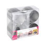 5Five Molde para emplatar inoxidable extensible ø6 - 10 cm, 4 uds