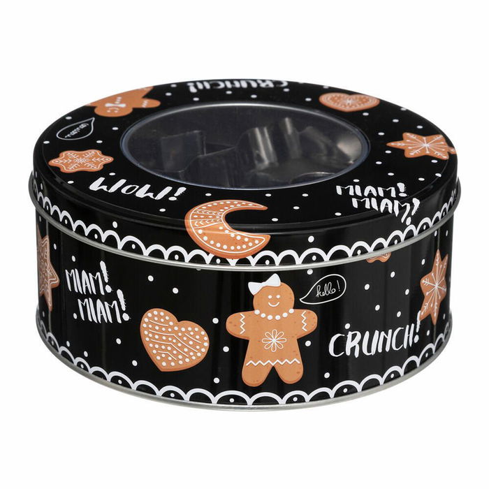 5Five Moldes Cortadores para Galletas Modelos Surtidos 8 uds Acero Inoxidable Cromado Repostería