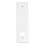 Cambesa Embellecedor para Recogedor 49921 Blanco Aluminio Placa Recogedor 32 x 220 mm