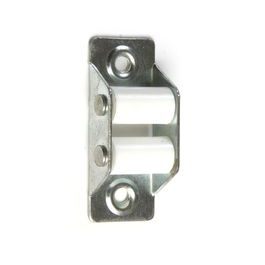 Cambesa Polea 9100 2 Rodillos Nylon Aluminio Guía Cinta Blanco 32 x 59 x 15 mm