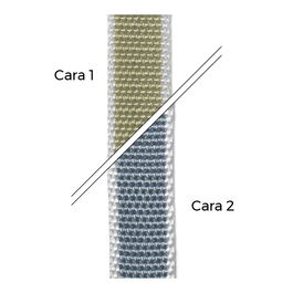 Cambesa Cinta persiana 08 gris / beige 22 mm x 6 m Cinta de persiana Nylon Reversible