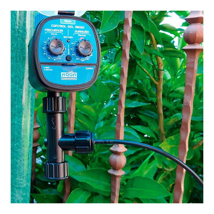 Blue Bird-Altadex Filtro en L Rosca Hembra 3/4" a Rosca Macho 3/4" Malla Inoxidable 150 Mesh Negro