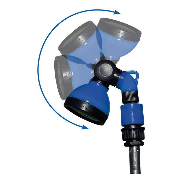 Blue Bird-Altadex Ducha de Jardín con Trípode Regulable en Altura (130-210cm) Color Azul