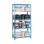 Simon Rack Estantería metálica Maderclick Plus 5/500 azul/madera