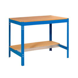 Simon Rack Banco de trabajo Simonwork BT0 900 x 600 mm Metal/Madera Azul Capacidad 400 kg Calidad Europea