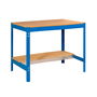 Simon Rack Banco de trabajo Simonwork BT0 900 x 600 mm Metal/Madera Azul Capacidad 400 kg Calidad Europea