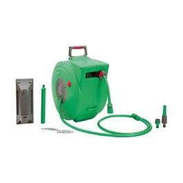 Super Ego Enrollador automático de manguera 20 m (+2 m), ø13 mm con soporte 180°