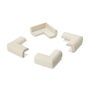 Inofix Protector cantos acolchado blanco 5002-2-001 (blister 4 unid.) Protector de golpes adhesivo caucho espuma flexible