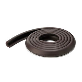 Inofix 5003-4-001 Rollo protector de cantos acolchado de caucho de espuma flexible adhesivo 2m marrón para protección de golpes
