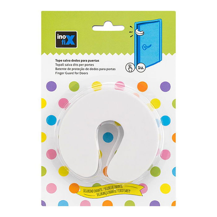 Inofix Tope Salva Dedos para Puertas Blanco 5200-2-001 (Blister)