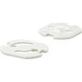 Inofix Protector para enchufe giratorio modelo 5400, blanco, 6 uds