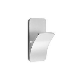 Inofix Colgador Rama Cromo Adhesivo Resistente al Agua para Baños y Duchas PVC 60x30x25mm