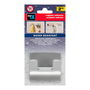 Inofix Colgador Rama Doble Cromo Resistente al Agua para Baños Adhesivo PVC 60 x 65 x 32 mm