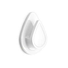 Inofix Colgador Gota Blanco Resistente al Agua Adhesivo para Baños y Duchas PVC 52x38x16mm