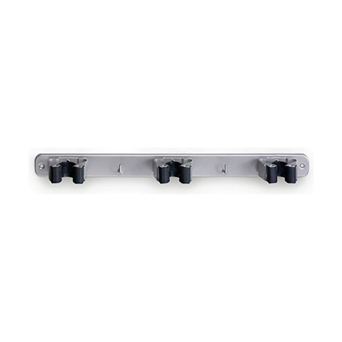 Inofix Colgador triple para escobas cromado