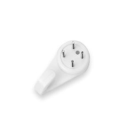 Inofix Colgador para Cuadros 3002-2-000 Blanco Blister 4 Unidades Soporta Hasta 5kg