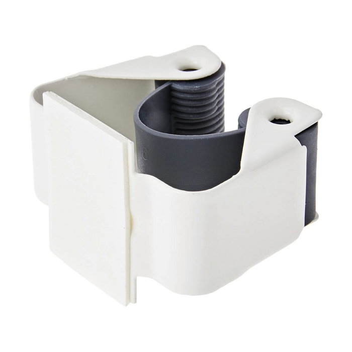 Inofix Colgador de escobas adhesivo blanco (blister 2 unid.)