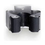 Inofix Colgador de escobas adhesivo cromo mate 2055-7-000 (blister 2 unid.)