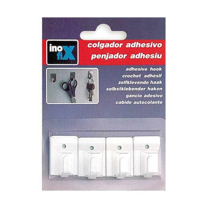 Inofix Colgador adhesivo blanco 2019-2-001 (blíster 4 unid.) Inofix Colgador adhesivo blanco 2019-2-001 (blíster 4 unid.)