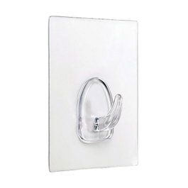 Inofix Colgador adherente reutilizable Stick & go 80x62mm transparente