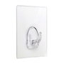 Inofix Colgador adherente reutilizable Stick & go 80x62mm transparente
