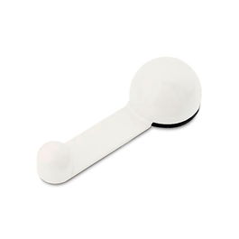 Inofix Tope Retenedor Giratorio Adhesivo Blanco PVC Puertas hasta 45 mm Grosor 27 x 40 x 108 mm