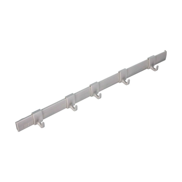 Inofix Colgador múltiple blanco con 5 ganchos móviles Inofix Colgador múltiple blanco con 5 ganchos móviles