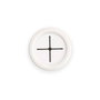 Inofix Colgador redondo adhesivo para paños de cocina blanco